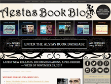 Tablet Screenshot of aestasbookblog.com